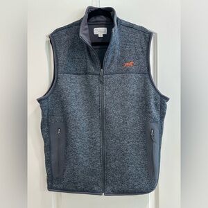 Southern Collegiate XL Full-Zip Vest with Auburn Tiger Logo